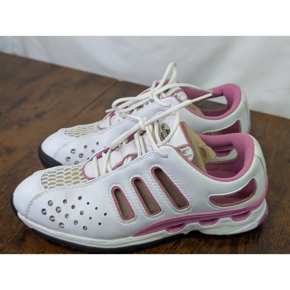 ADIDAS Adiprene Climacool 737901 Women’s Pink and White Golf Shoes 7 1/2